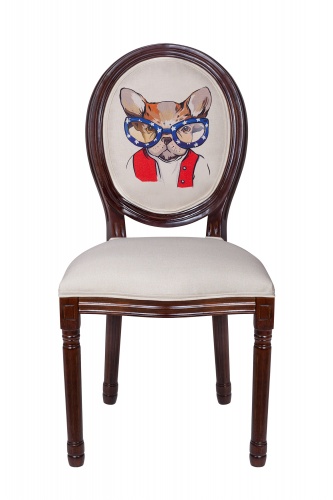 Интерьерный стул Volker Bulldog print