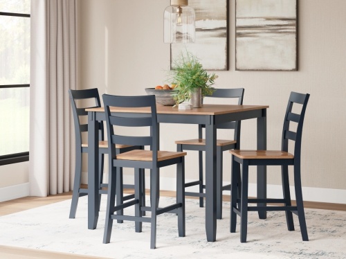 Gesthaven Полубарный обеденный стол and 4 Barstools