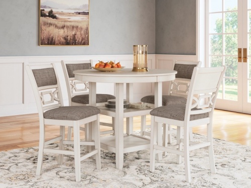 Erinberg Полубарный обеденный стол and 4 Barstools